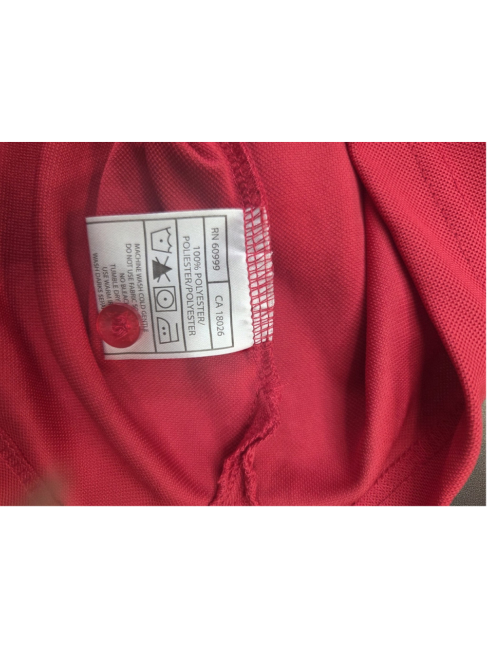 Antigua Houston Texans Men’s Small Red Polo Shirt Embroidered Logo NWT #1551 - Picture 3 of 5